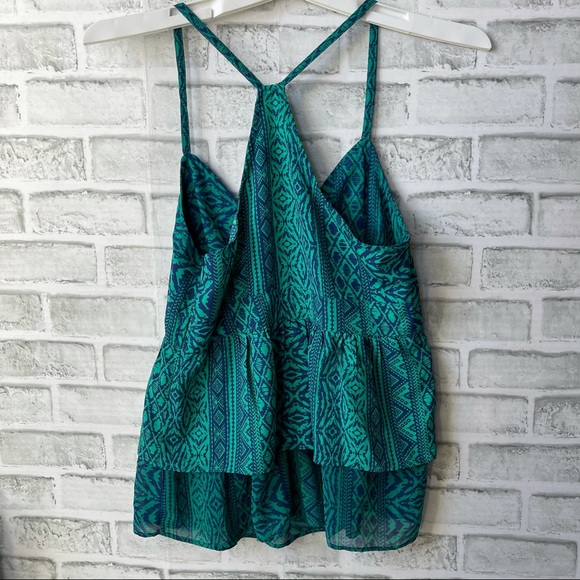 AMERICAN EAGLE RACERBACK BLUE CAMISOLE TANK TOP XS - Picture 4 of 6